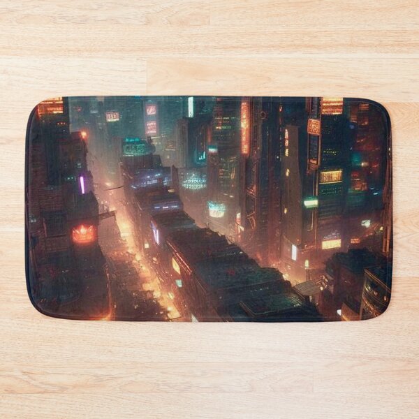 Item preview, Cyberpunk City Streets 5 - Sci Fi Art concept designed and sold by Delerat7.