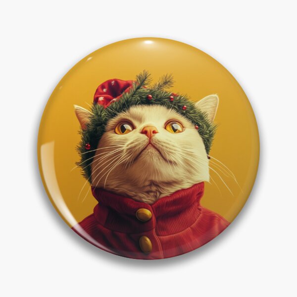 Artikelvorschau, Santa Cat klassisches T-Shirt entworfen und verkauft von PixcelStudioB.