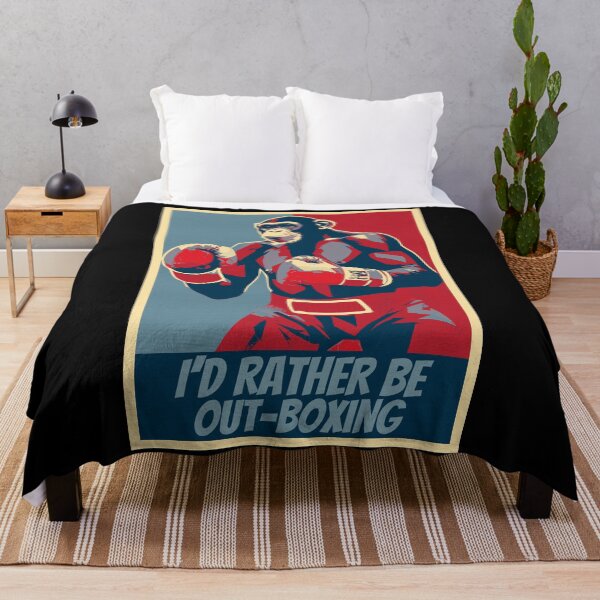 Item preview, I'd Rather Be Out-Boxing Boxing Chimpanzee Hope designed and sold by TrueArtsStore.