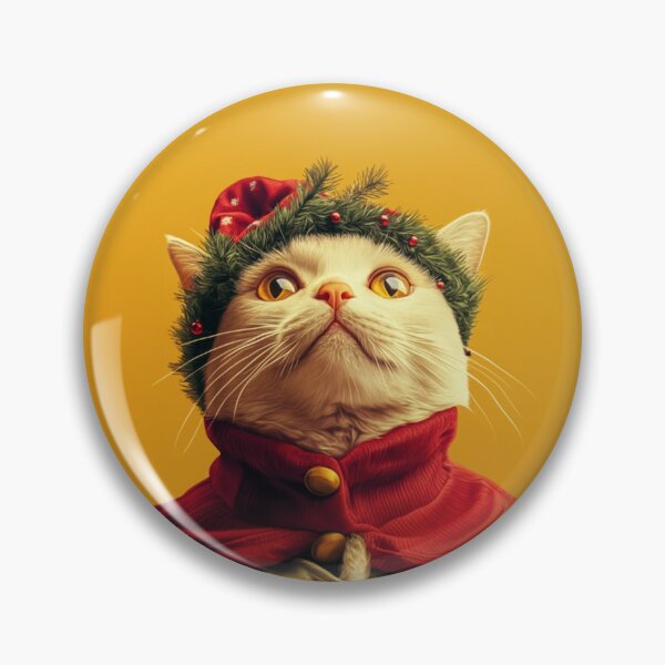 Artikelvorschau, Santa Cat klassisches T-Shirt entworfen und verkauft von PixcelStudioB.