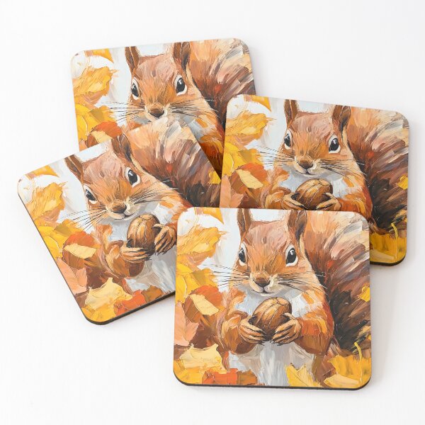 Item preview, Squirrel and Hazelnut designed and sold by Naturapassion.