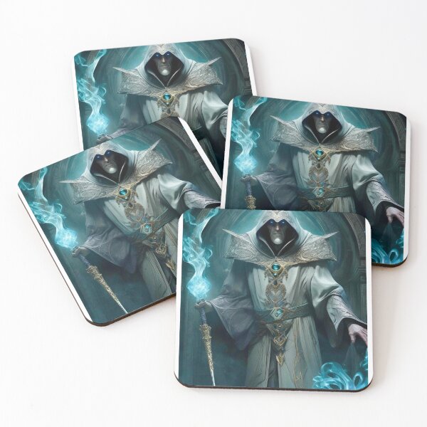 Item preview, Fantasy Wizard in White - Dark Fantasy Art concept designed and sold by Delerat7.