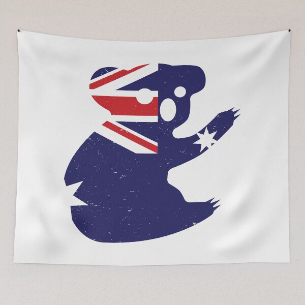 Item preview, Koala Australian Flag designed and sold by teesaurus.