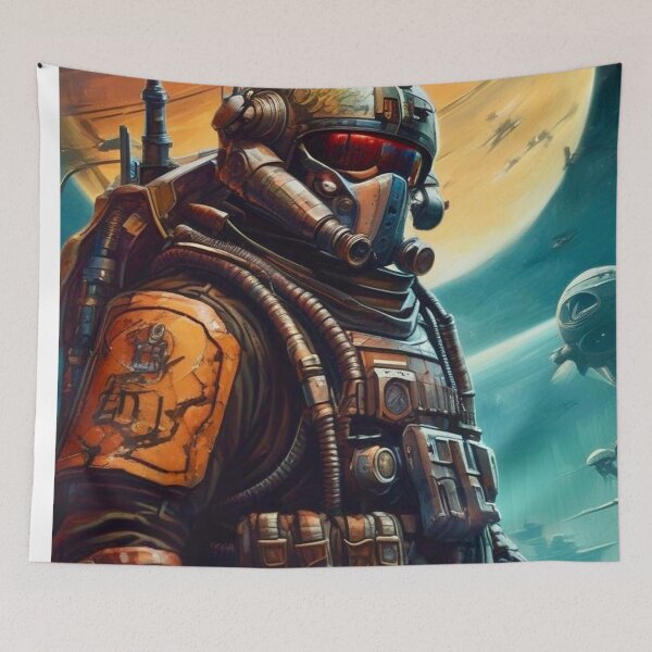Item preview, Space Trooper - Sci Fi Art concept designed and sold by Delerat7.