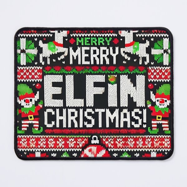 Item preview, Merry Elfin Christmas Pun designed and sold by AS94 Creative Designs.