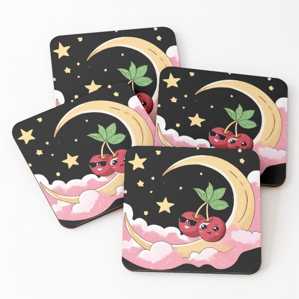 Item preview, Funny Gift with Cherries and Moon designed and sold by CherryKaJa.