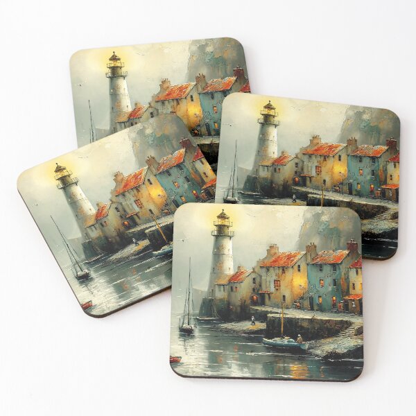 Item preview, Evening mist on the harbour designed and sold by Brian Tarr.