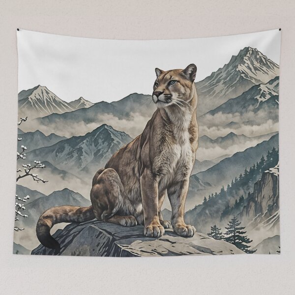 Item preview, mountain cat designed and sold by GIFT4S.