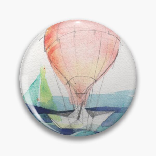 Item preview, hot-air balloon - watercolor designed by Tizi Graphics designed and sold by TiziGraphics.