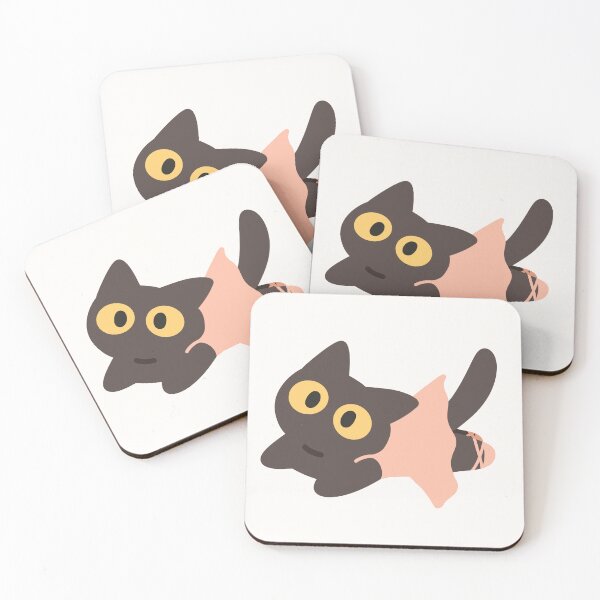 Item preview, little black kitty doing ballet designed and sold by fluffybutton.