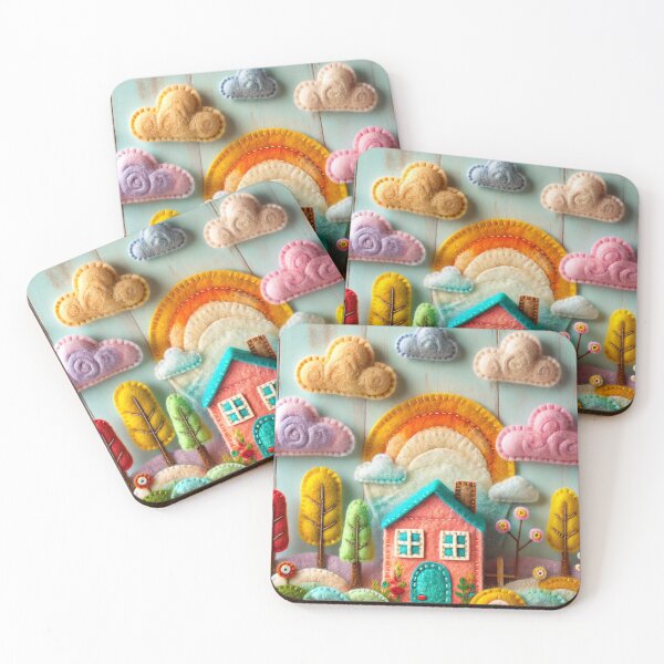 Item preview, Whimsical Felt Haven designed and sold by gatohi.