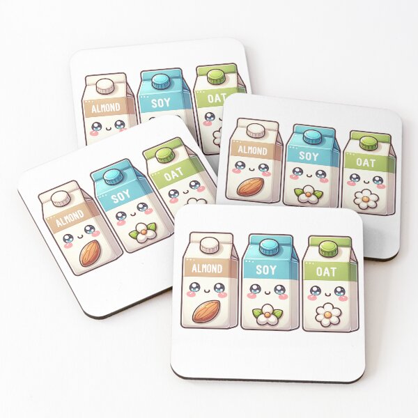 Item preview, Vegan almond soy oat milk plant based designed and sold by MoonMonkeyNbear.