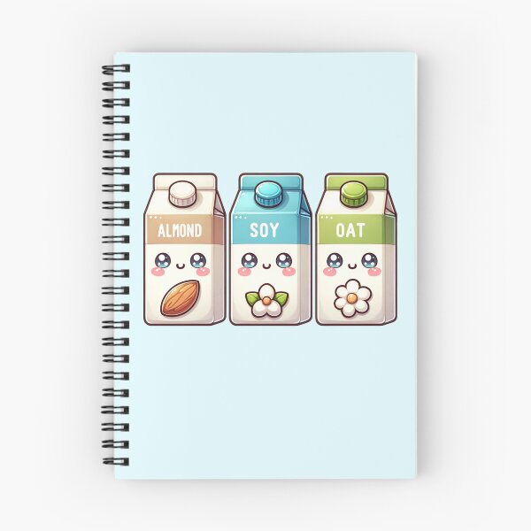 Item preview, Vegan almond soy oat milk plant based designed and sold by MoonMonkeyNbear.