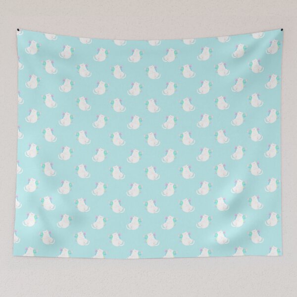 Item preview, Happy Fairy White Cat (with white text) designed and sold by You Store.