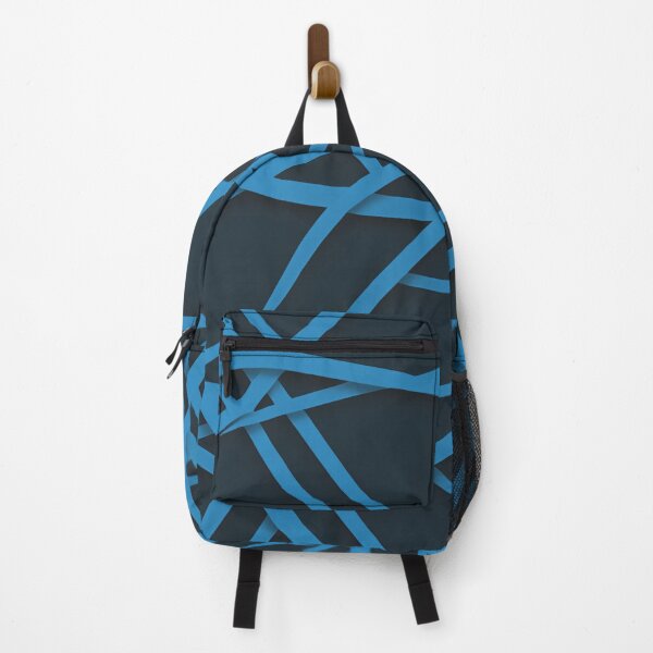 Item preview, " Blue lines, black background." designed and sold by DAMDUANG.