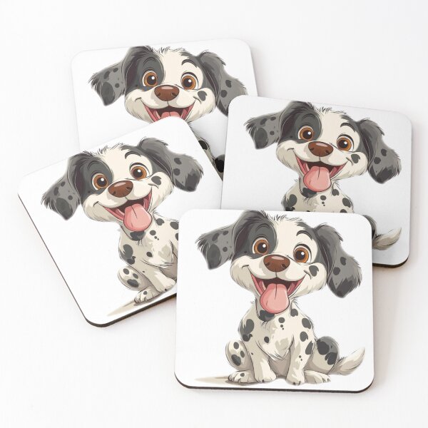 Item preview, White dog with black dots designed and sold by meuaraijaruay.