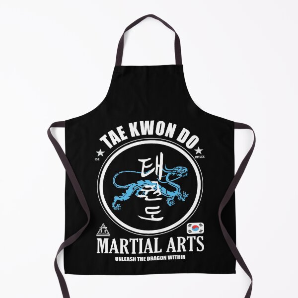 Item preview, Taekwondo - Korean martial arts with Kanji and dragons designed and sold by RetroMaritalArt.