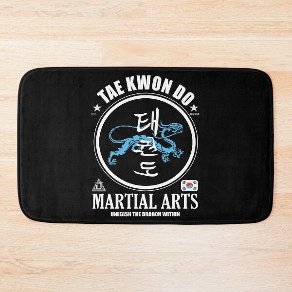 Artikelvorschau, Taekwondo - Koreanischer Kampfsport mit Kanji und Drachen entworfen und verkauft von RetroMaritalArt.