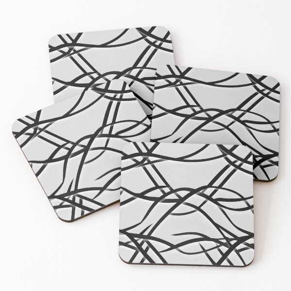 Item preview, " Black lines, gray background." designed and sold by DAMDUANG.