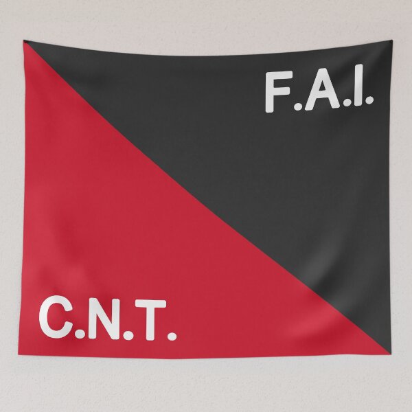 Item preview, CNT-FAI Tapestry designed and sold by jeffJEFFGEOFF.