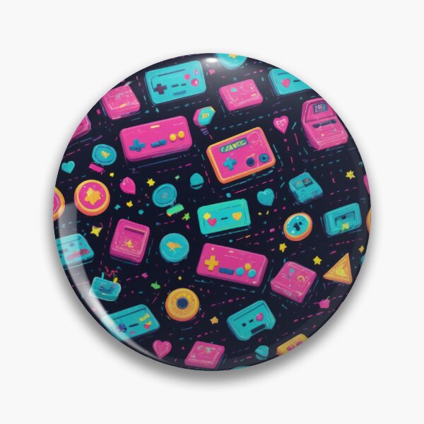 Item preview, Joystick  pattern 90s arcade designed and sold by Expressions-Sel.