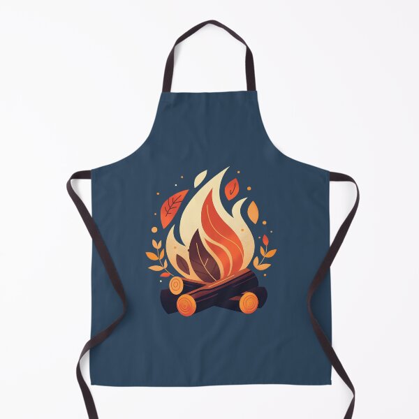 Item preview, Minimalist Campfire Illustration designed and sold by Windy-market.
