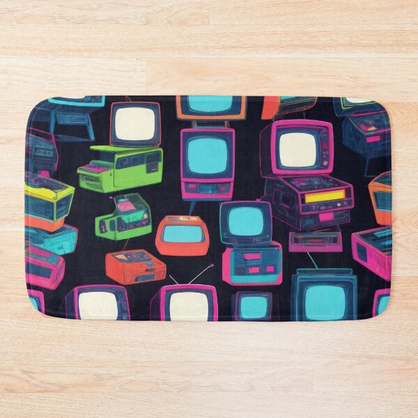 Item preview, Retro TVs  pattern 90s arcade designed and sold by Expressions-Sel.