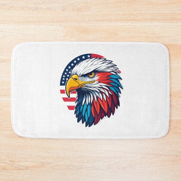 Item preview, Bold Patriot Eagle in Modern Art designed and sold by ArtCreator2023.