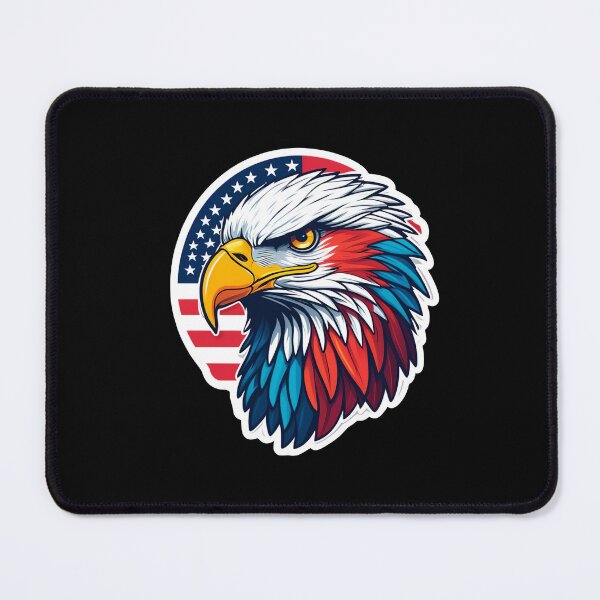 Item preview, Bold Patriot Eagle in Modern Art designed and sold by ArtCreator2023.