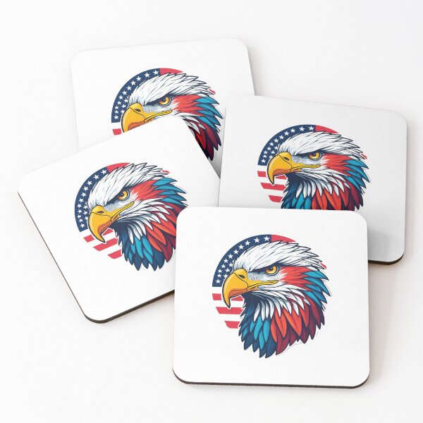 Item preview, Bold Patriot Eagle in Modern Art designed and sold by ArtCreator2023.