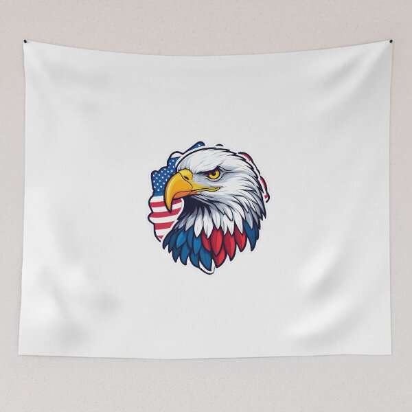 Item preview, American Pride: Eagle and Flag designed and sold by ArtCreator2023.