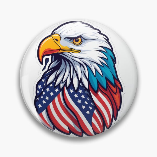 Item preview, American Colors, Bold Eagle Style designed and sold by ArtCreator2023.