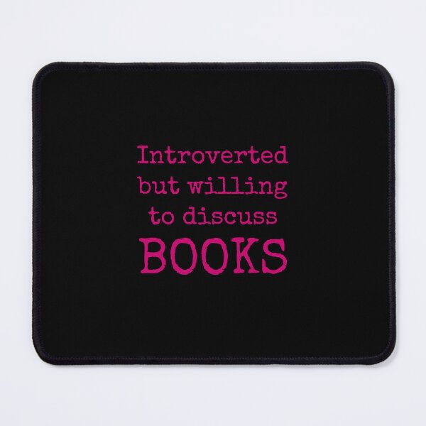 Item preview, Introverted but willing to discuss books designed and sold by Inspirationmotivation.
