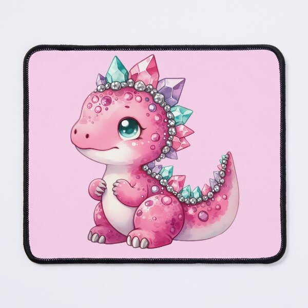 Item preview, Pink Gemstone Dinosaur Pretty Diamond Dino designed and sold by MoonMonkeyNbear.