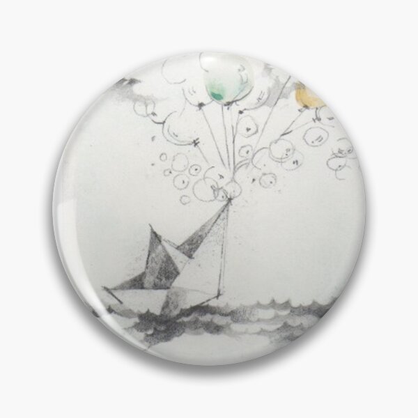 Item preview, paper boat with baloons -  watercolor designed by Tizi Graphics designed and sold by TiziGraphics.