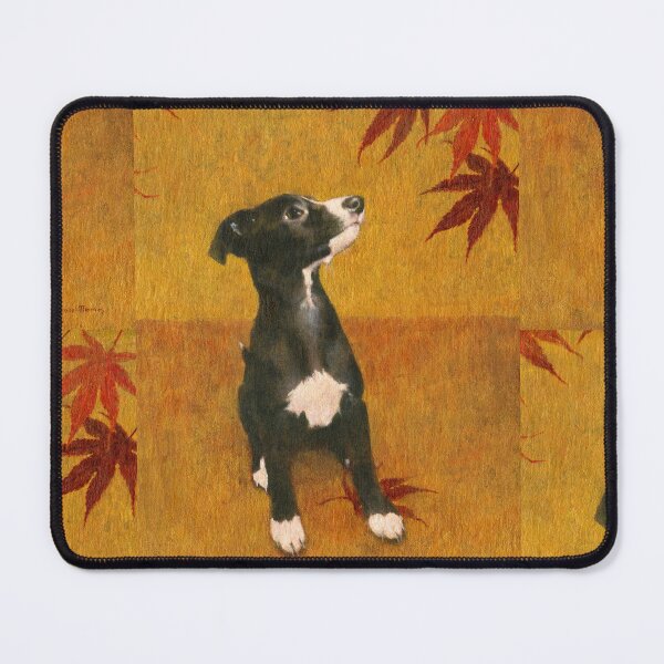 Item preview, Whippet Puppy On Gold designed and sold by mictomart.