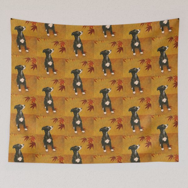 Item preview, Whippet Puppy On Gold designed and sold by mictomart.