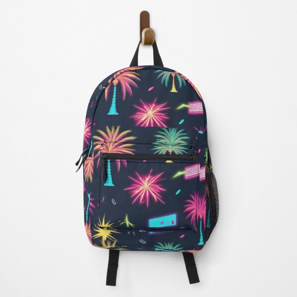 Item preview, colored palms pattern 90s arcade designed and sold by Expressions-Sel.