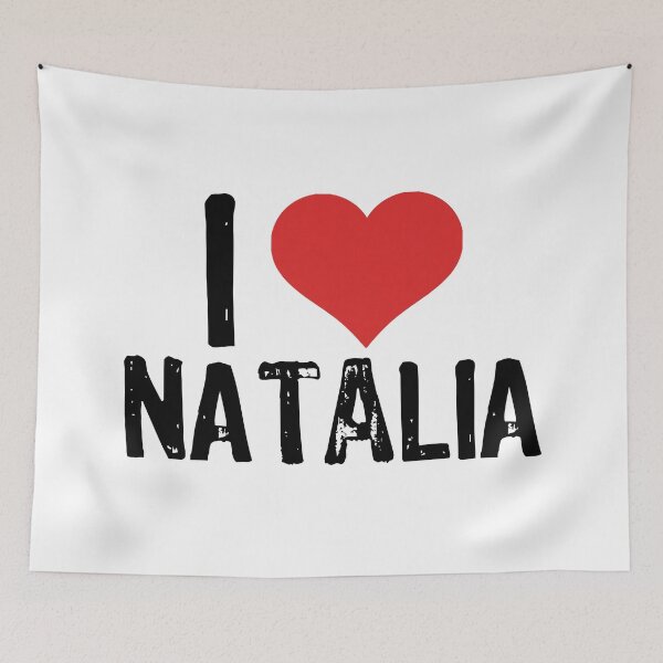Item preview, I Love Natalia designed and sold by The "I Love Everything" Shop.