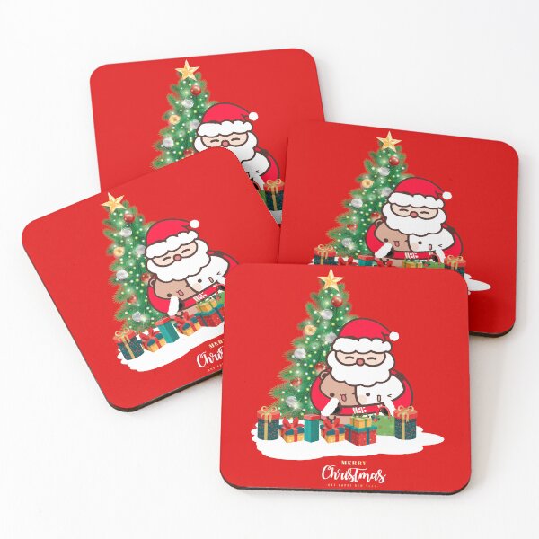 Item preview, Christmas with Bubu & Dudu | Cute Santa and Friends Holiday Art | Adorable Christmas Illustration | Festive Holiday Decor designed and sold by FEBRICAST.