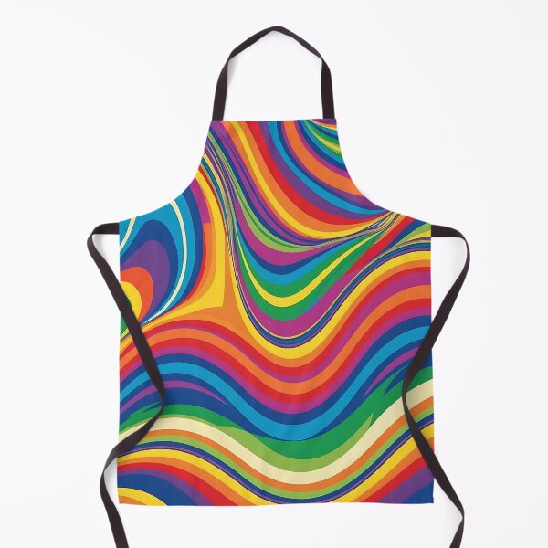 Aperçu de l'œuvre Motif ondulé hippie sans couture de style années 60 créée et vendue par Jt41.