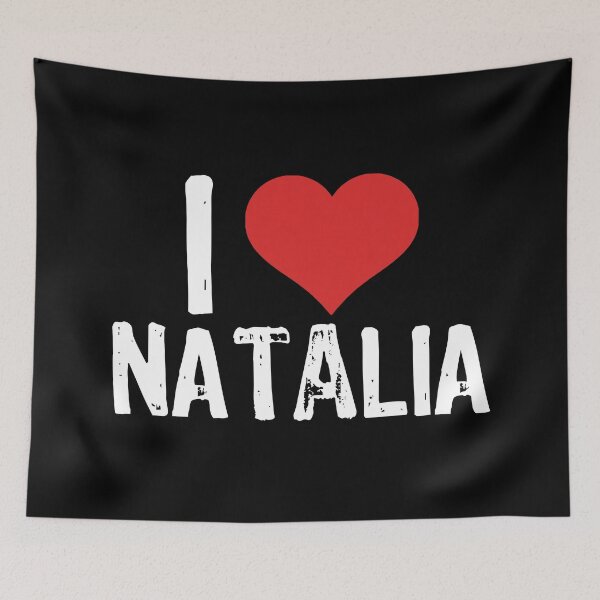 Item preview, I Love Natalia designed and sold by The "I Love Everything" Shop.