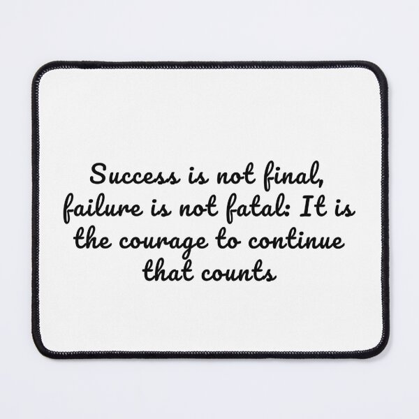 Item preview, Success is not final! Inspirational Quotes designed and sold by Gemy06.