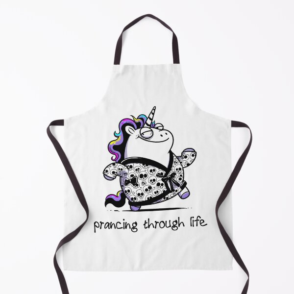 Item preview, Prancing Unicorn Wearing a Skull Robe designed and sold by FrozenRoscoe.