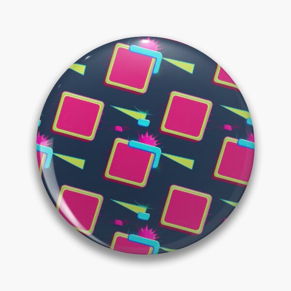 Item preview, pink squares pattern 90s arcade designed and sold by Expressions-Sel.