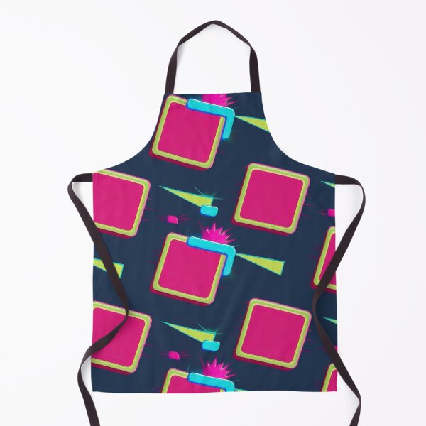 Item preview, pink squares pattern 90s arcade designed and sold by Expressions-Sel.
