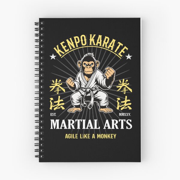 Item preview, Kenpo Karate Monkey - Nimble like a Monkey designed and sold by RetroMaritalArt.