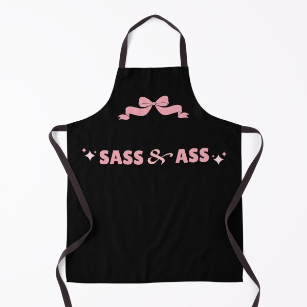 Item preview, Sass & Ass Pink Bow Bold Sassy Statement designed and sold by ZuzDoesDesigns.