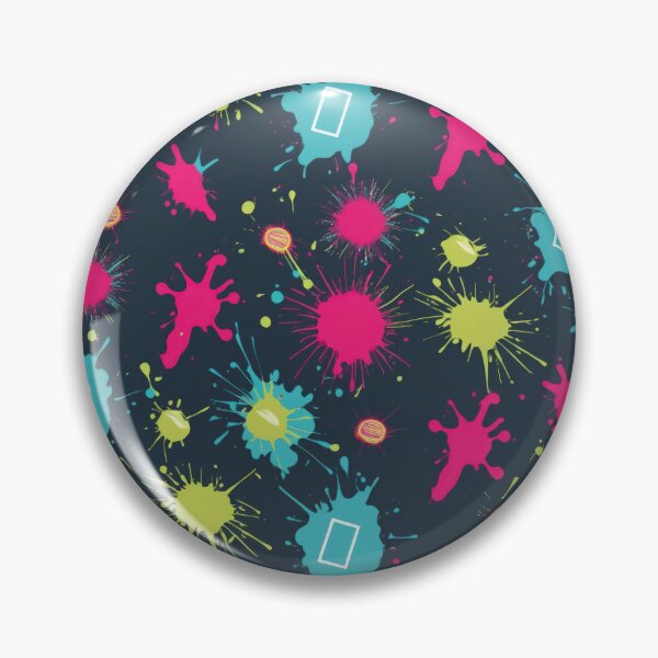 Item preview, splashes of paint pattern 90s arcade designed and sold by Expressions-Sel.