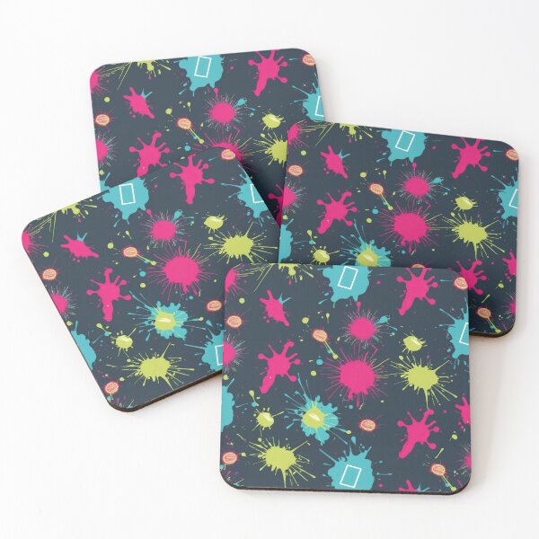 Item preview, splashes of paint pattern 90s arcade designed and sold by Expressions-Sel.